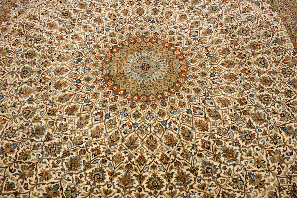Täbriz Gombad 303 x 246 cm Indo Orient Teppich Handgeknüpft