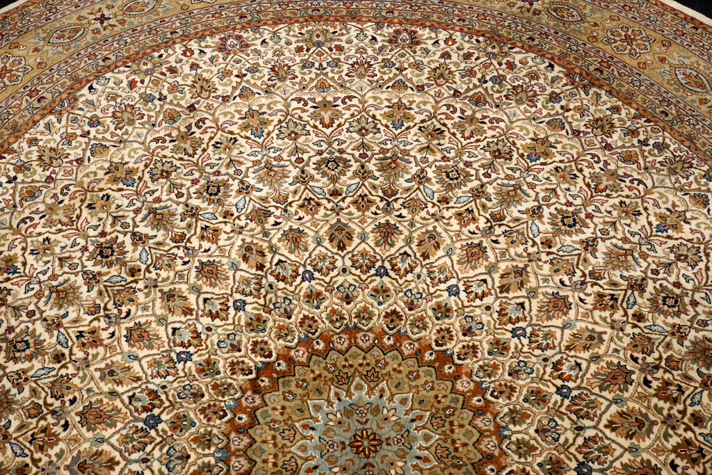 Täbriz Gombad 303 x 246 cm Indo Orient Teppich Handgeknüpft