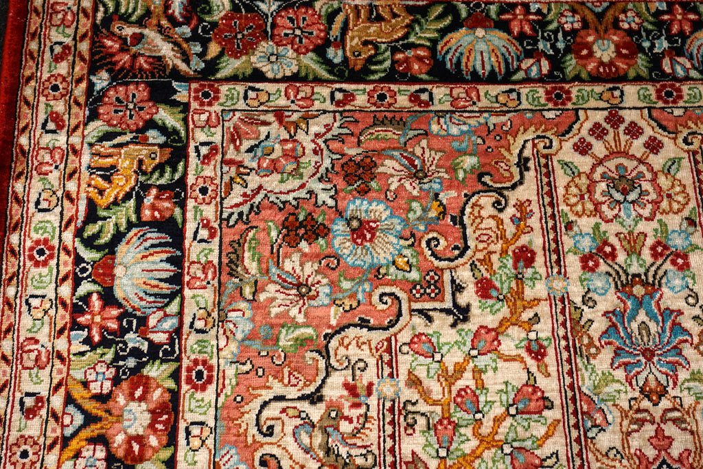 Seidenteppich Ghom 115 x 76 cm Handgeknüpft
