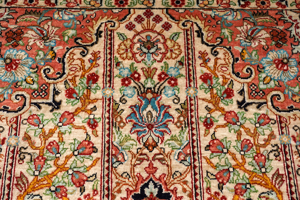 Seidenteppich Ghom 115 x 76 cm Handgeknüpft