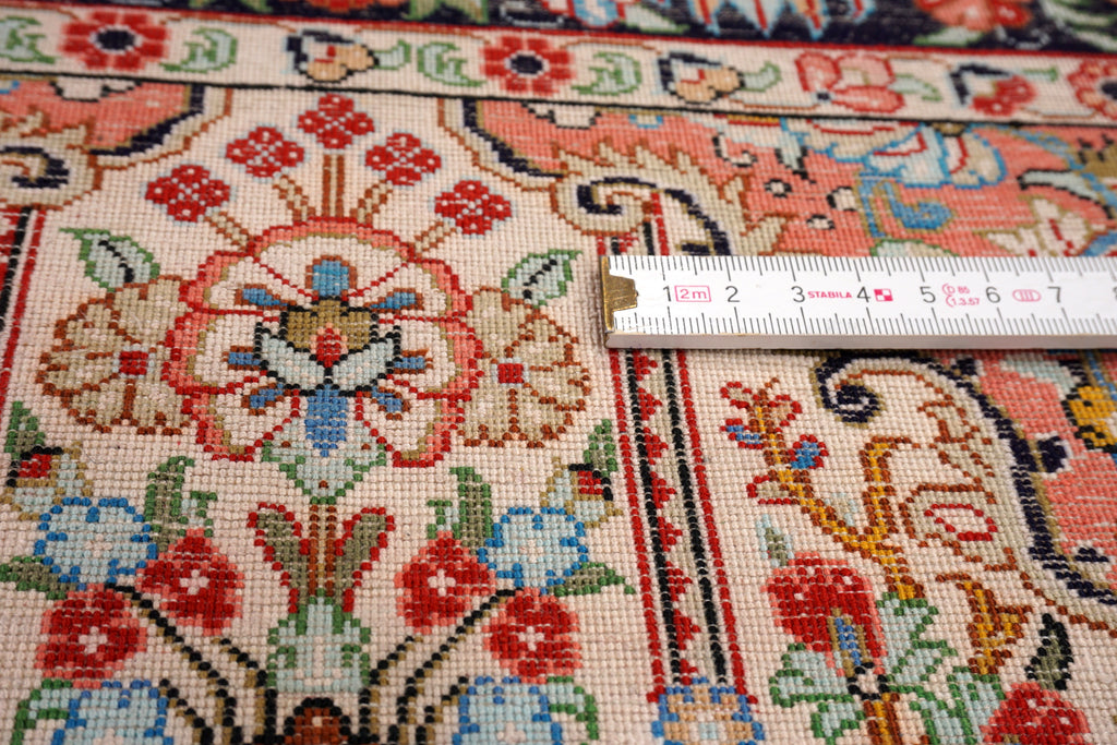 Seidenteppich Ghom 115 x 76 cm Handgeknüpft