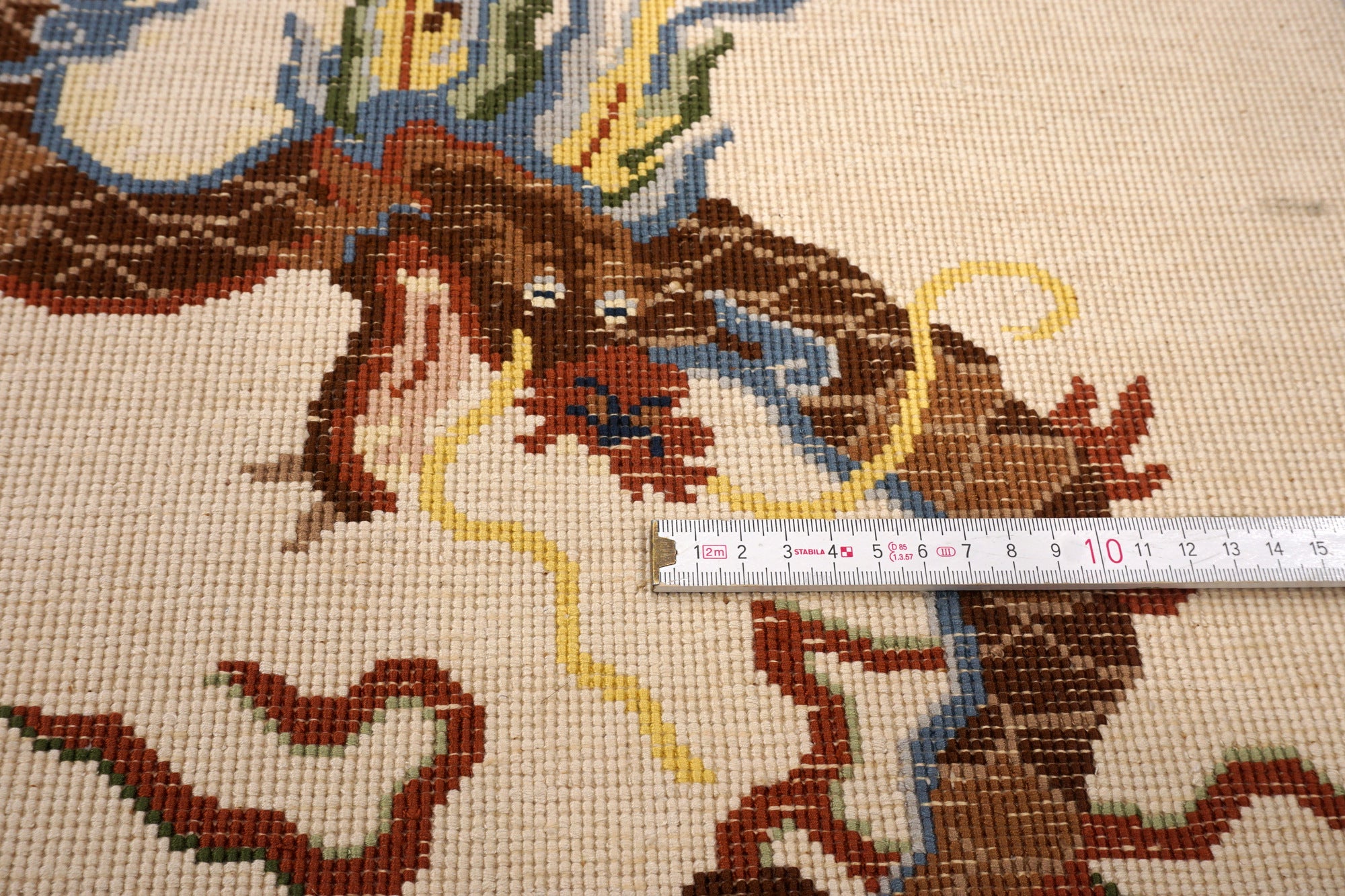 China Drachen Motiv Seidenteppich 184 x 124 cm Orient Teppich