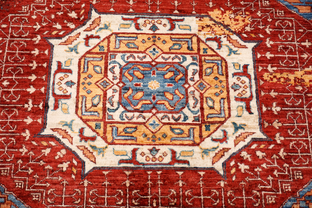 Afghanischer Mamlouk Designteppich aus Hochlandwolle