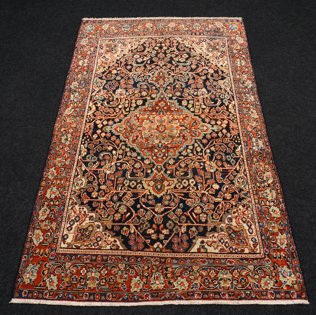 Sarough Teppich 200 x 123 cm Alt Perserteppich