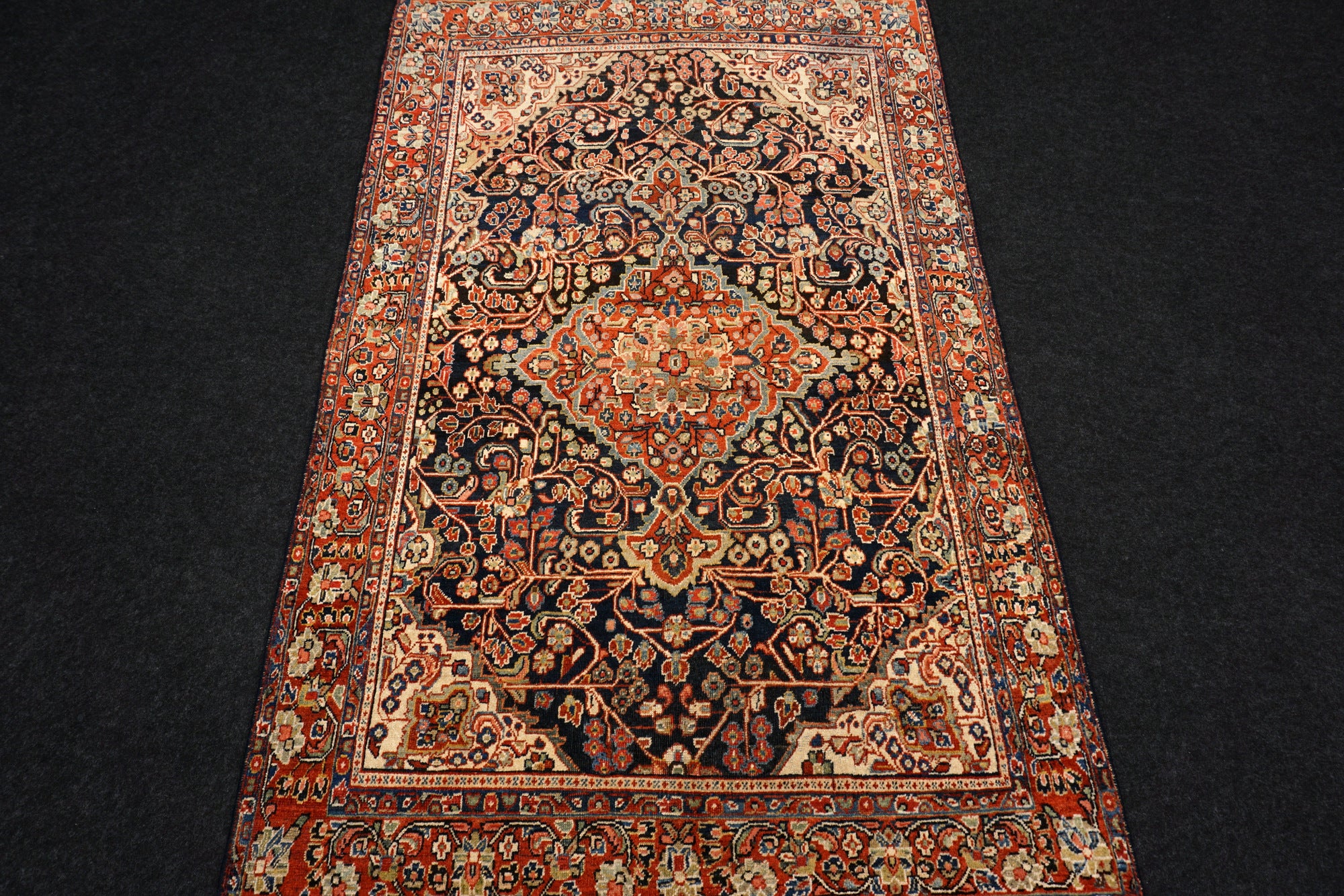 Sarough Teppich 200 x 123 cm Alt Perserteppich