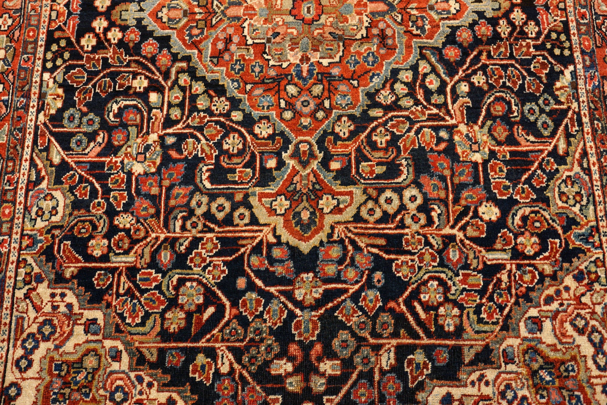 Sarough Teppich 200 x 123 cm Alt Perserteppich