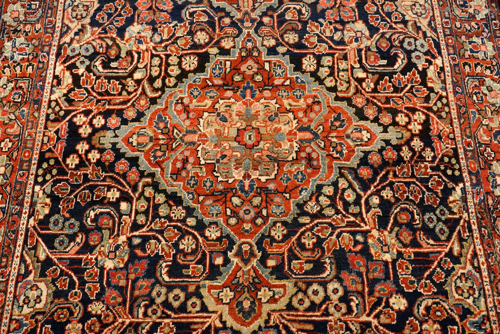 Sarough Teppich 200 x 123 cm Alt Perserteppich