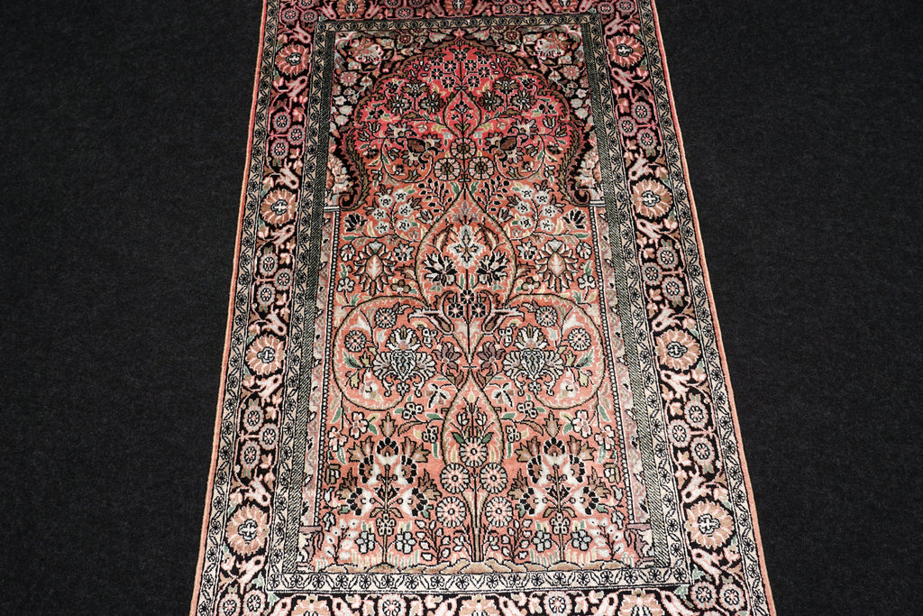 Ghom Kashmir 150 x 89 cm Orient Teppich Seidenteppich Handgeknüpft