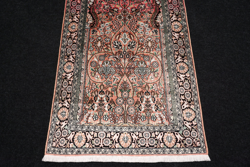 Ghom Kashmir 150 x 89 cm Orient Teppich Seidenteppich Handgeknüpft