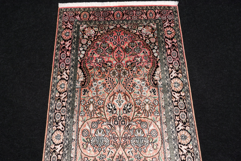 Ghom Kashmir 150 x 89 cm Orient Teppich Seidenteppich Handgeknüpft