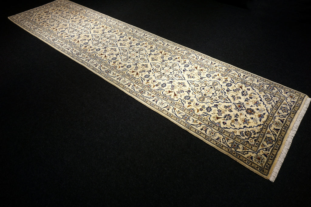 Keschan Läufer 406 x 102 cm Beige Perserteppich