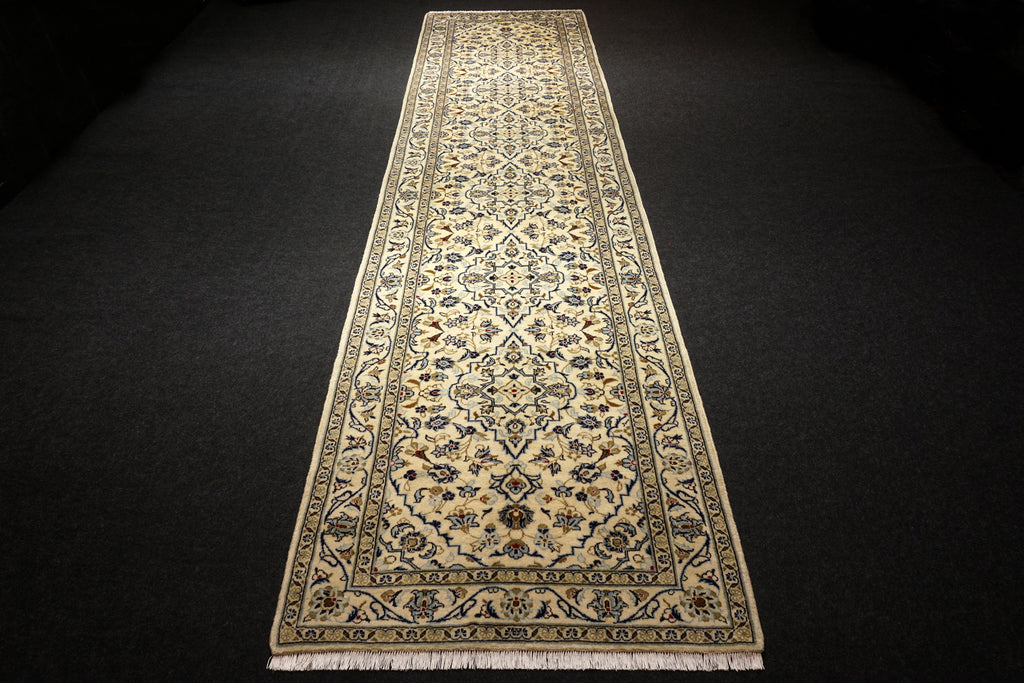 Keschan Läufer 406 x 102 cm Beige Perserteppich