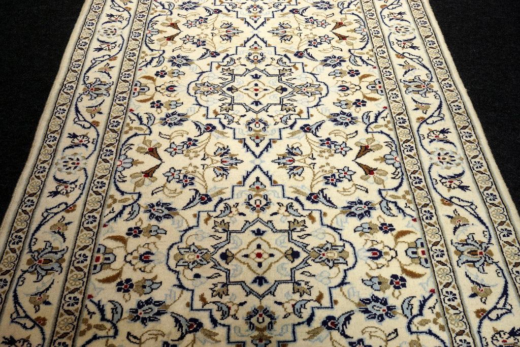 Keschan Läufer 406 x 102 cm Beige Perserteppich