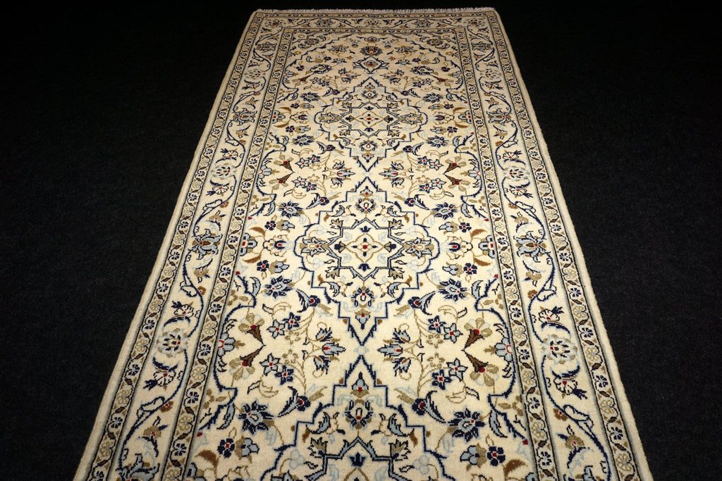 Keschan Läufer 406 x 102 cm Beige Perserteppich
