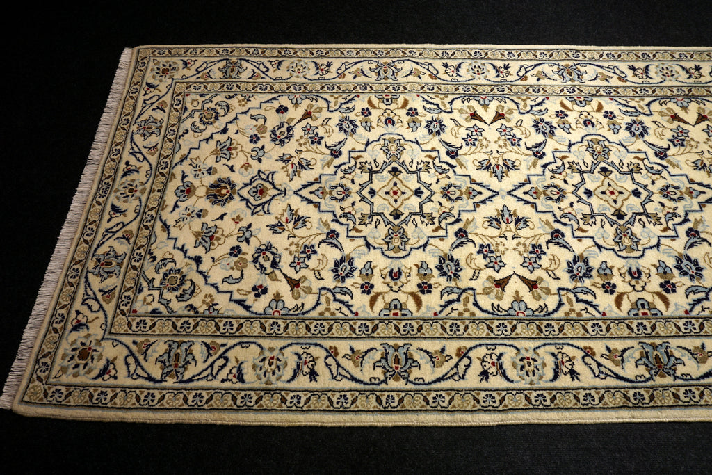 Keschan Läufer 406 x 102 cm Beige Perserteppich