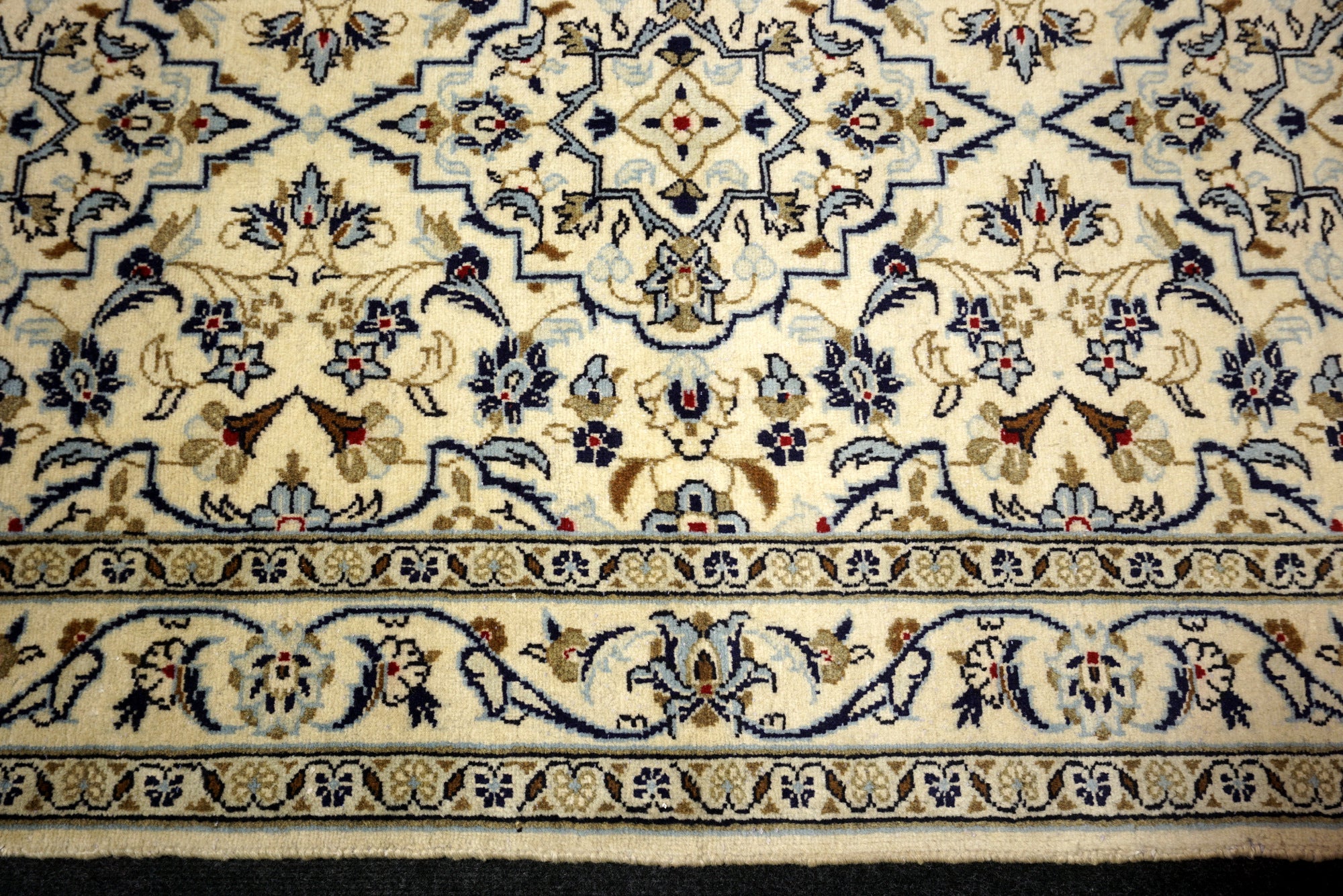 Keschan Läufer 406 x 102 cm Beige Perserteppich