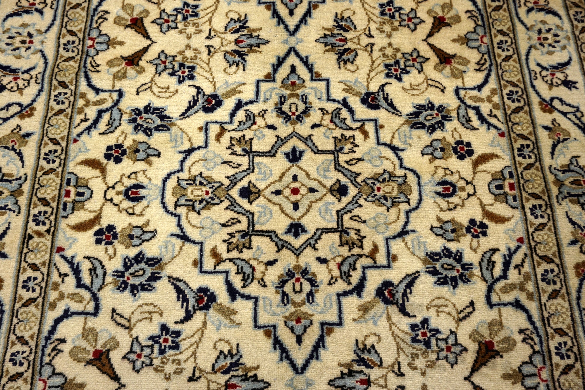 Keschan Läufer 406 x 102 cm Beige Perserteppich
