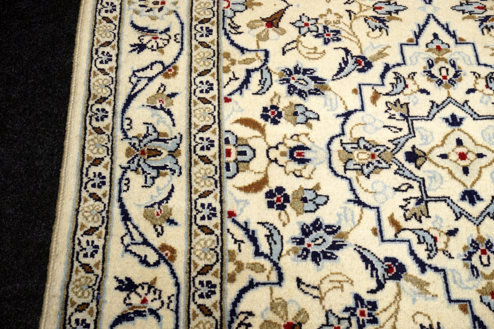 Keschan Läufer 406 x 102 cm Beige Perserteppich
