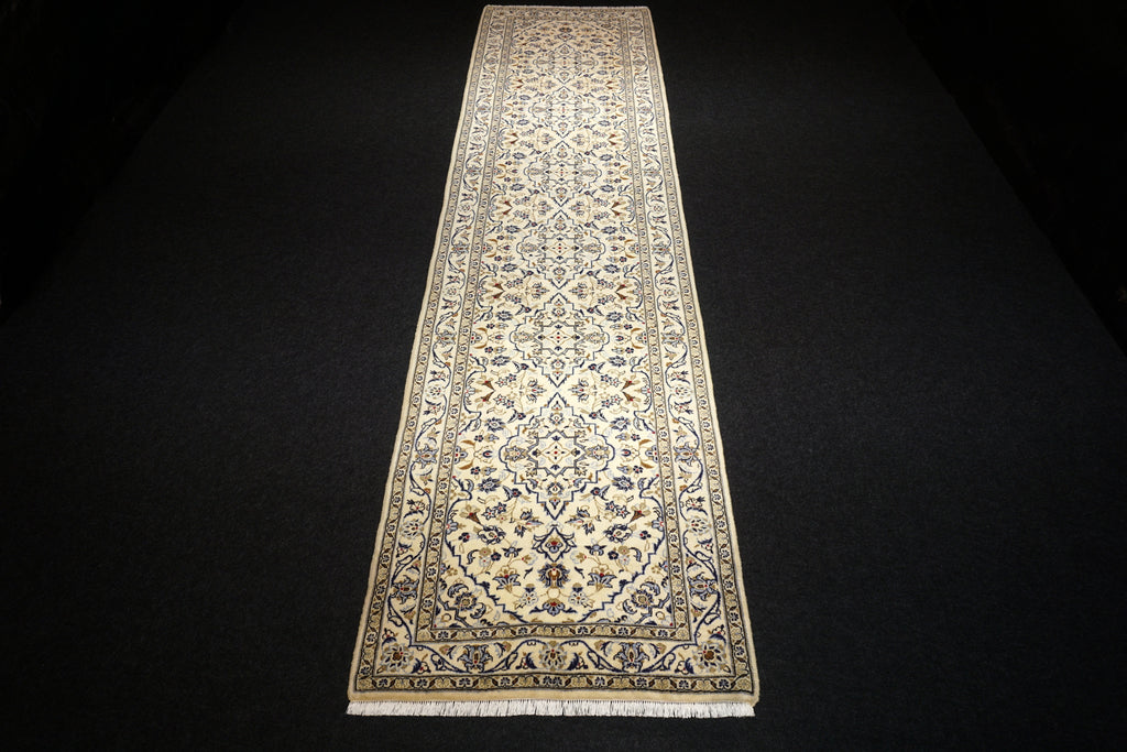 Keschan Läufer 406 x 102 cm Beige Perserteppich