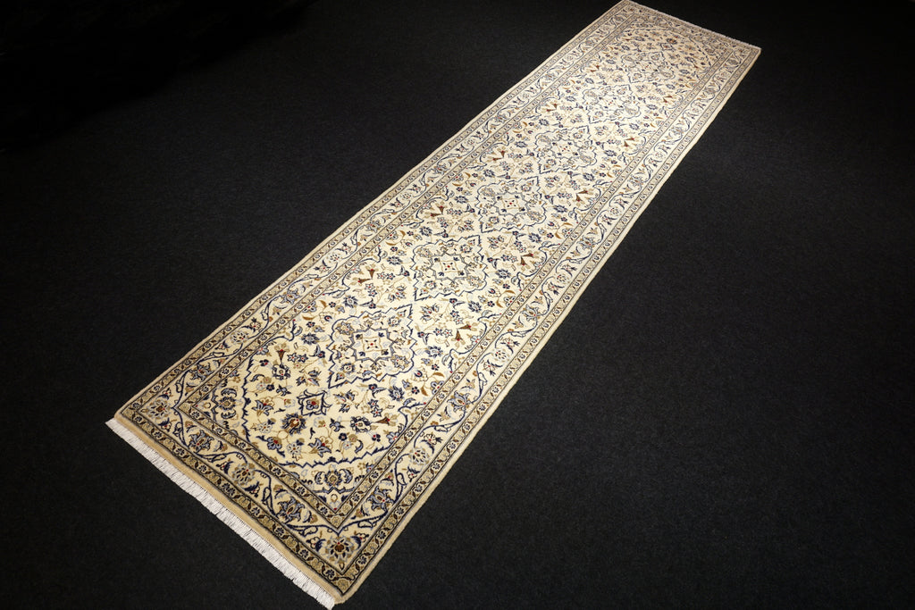 Keschan Läufer 406 x 102 cm Beige Perserteppich