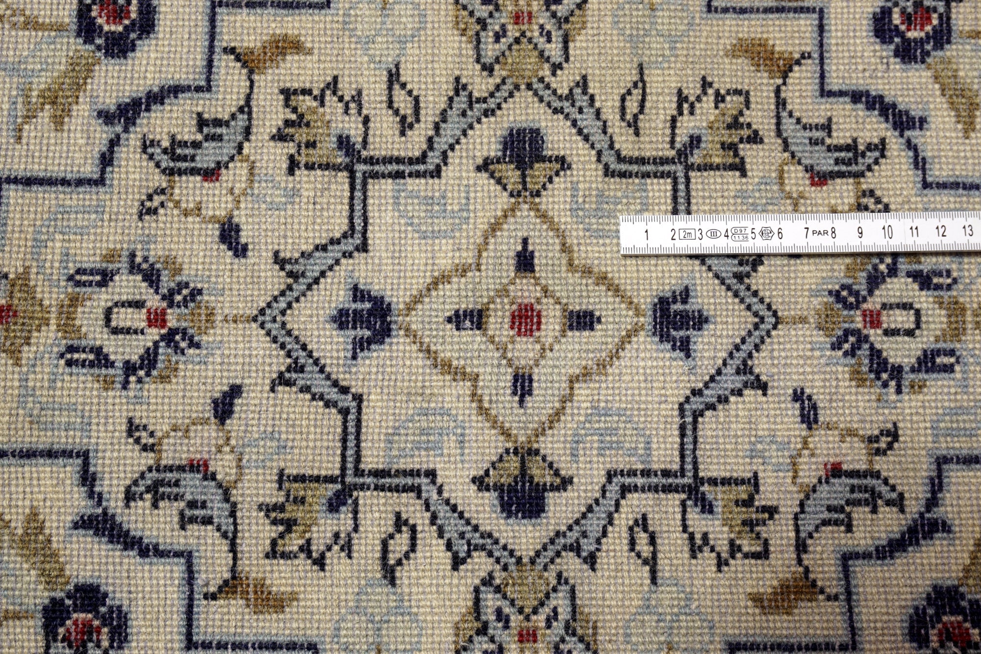 Keschan Läufer 406 x 102 cm Beige Perserteppich