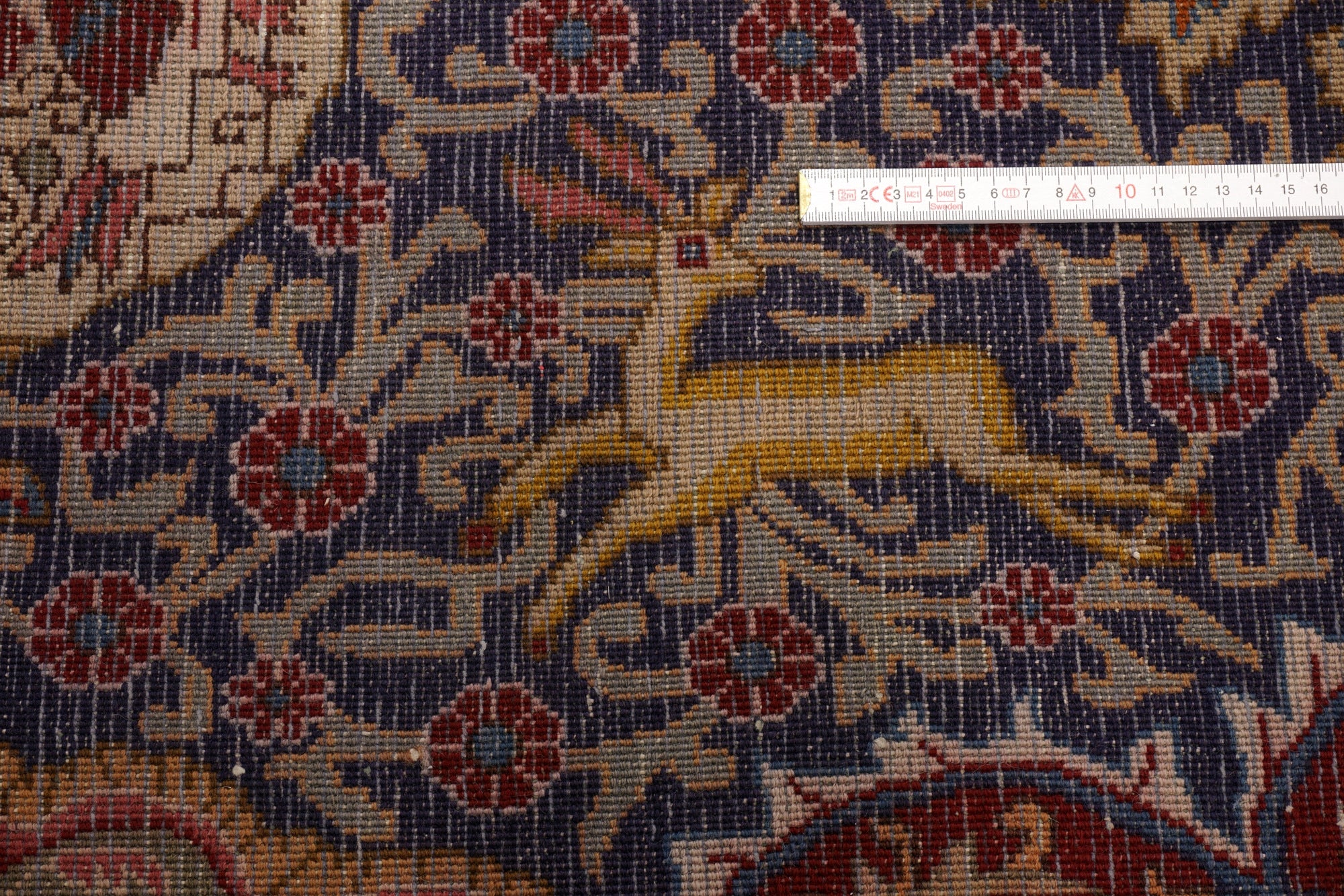 Kaschmar Teppich 390 x 293 cm Bilder Dunkelblau