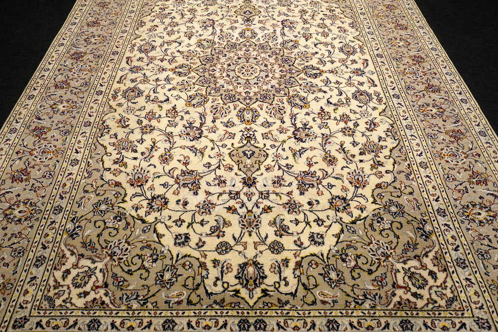Keschan Teppich 348 x 251 cm Keshan Beige Perserteppich