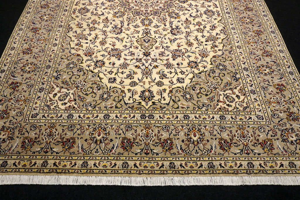Keschan Teppich 348 x 251 cm Keshan Beige Perserteppich