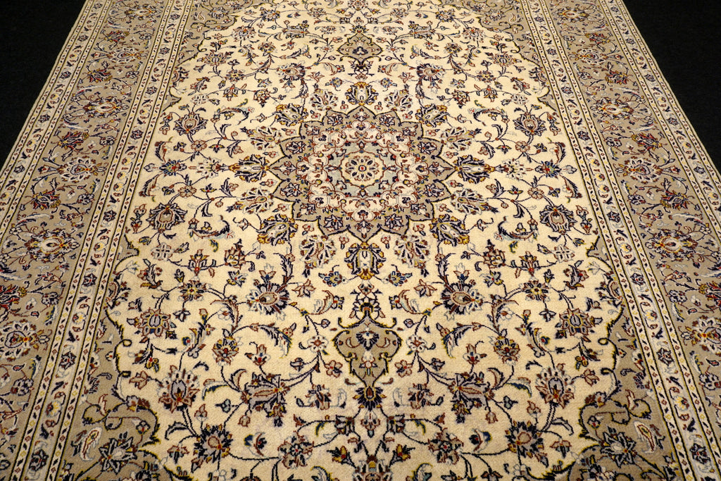 Keschan Teppich 348 x 251 cm Keshan Beige Perserteppich