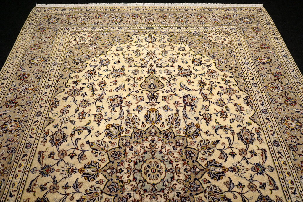 Keschan Teppich 348 x 251 cm Keshan Beige Perserteppich
