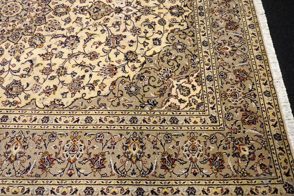 Keschan Teppich 348 x 251 cm Keshan Beige Perserteppich