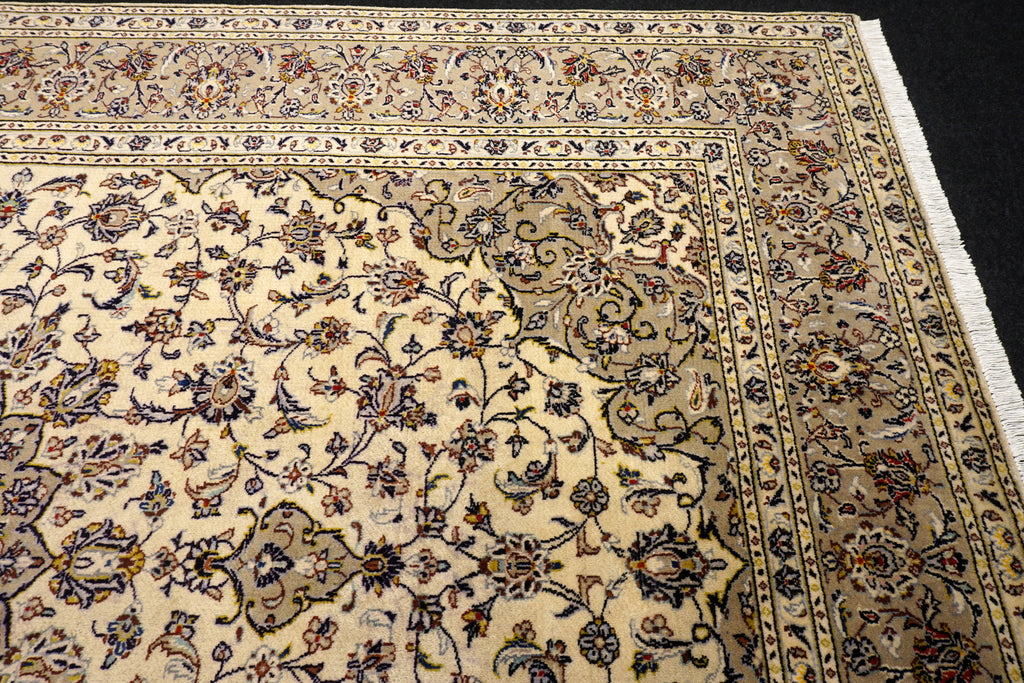 Keschan Teppich 348 x 251 cm Keshan Beige Perserteppich