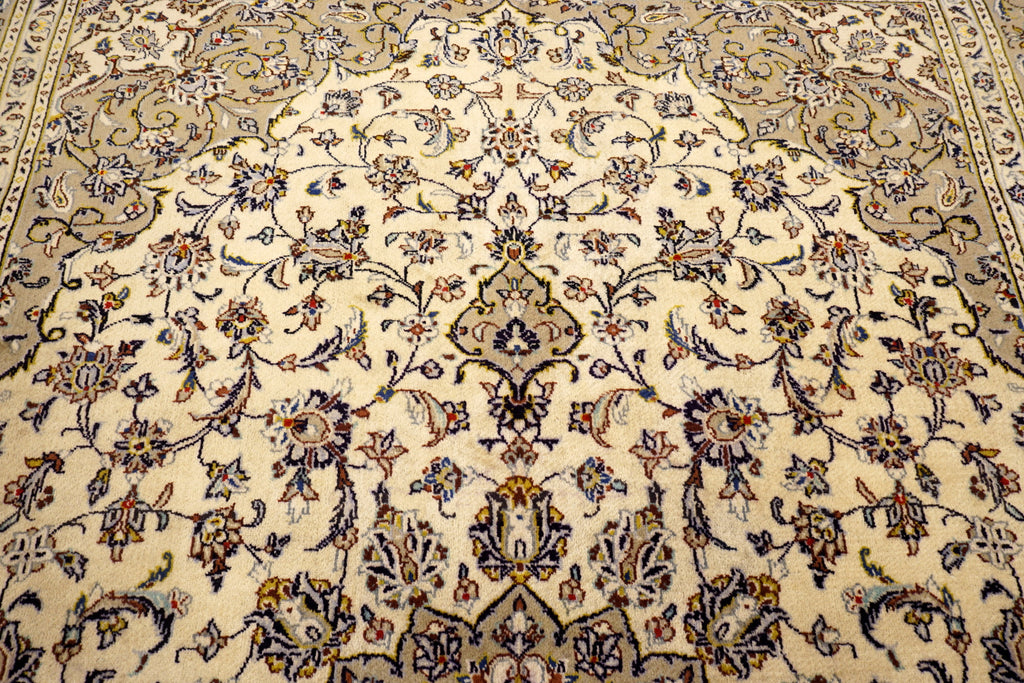 Keschan Teppich 348 x 251 cm Keshan Beige Perserteppich