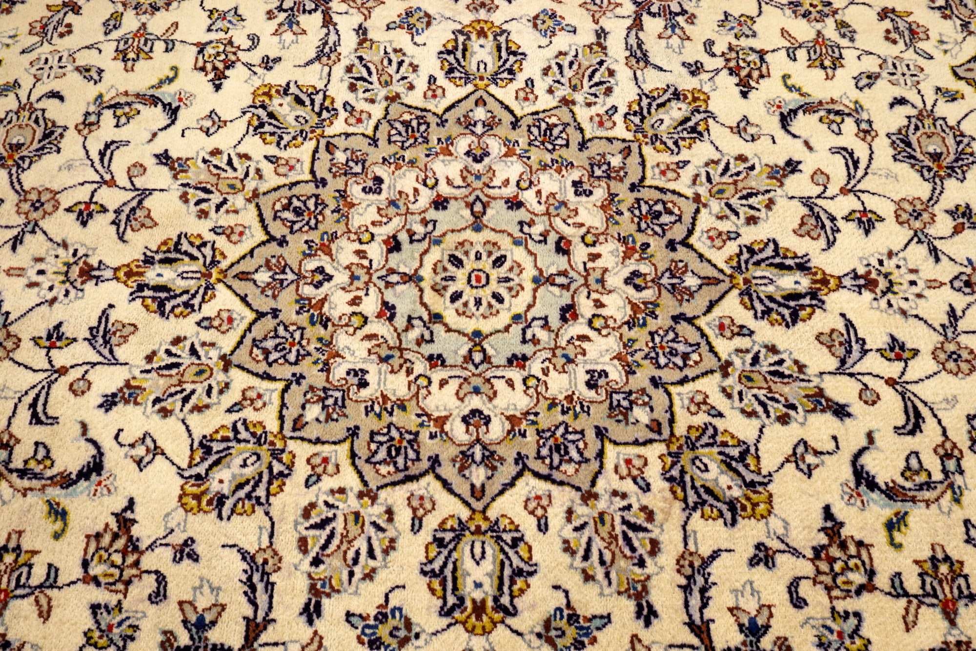 Keschan Teppich 348 x 251 cm Keshan Beige Perserteppich