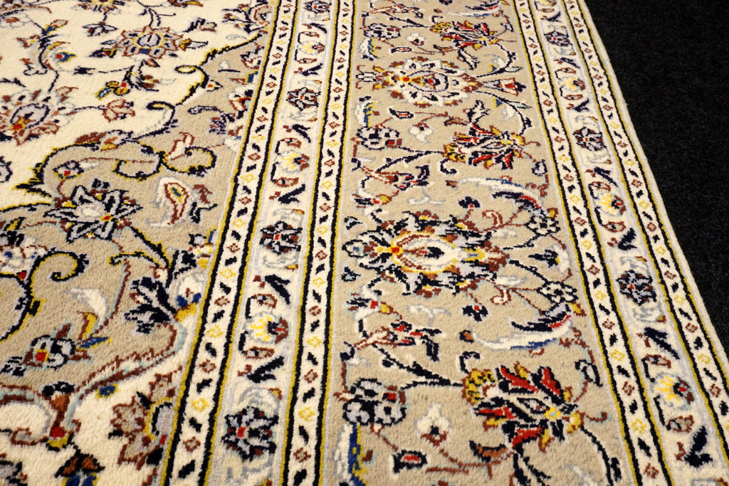 Keschan Teppich 348 x 251 cm Keshan Beige Perserteppich