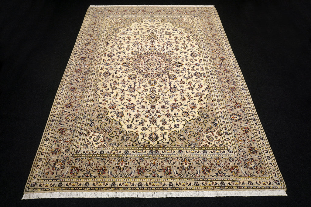 Keschan Teppich 348 x 251 cm Keshan Beige Perserteppich