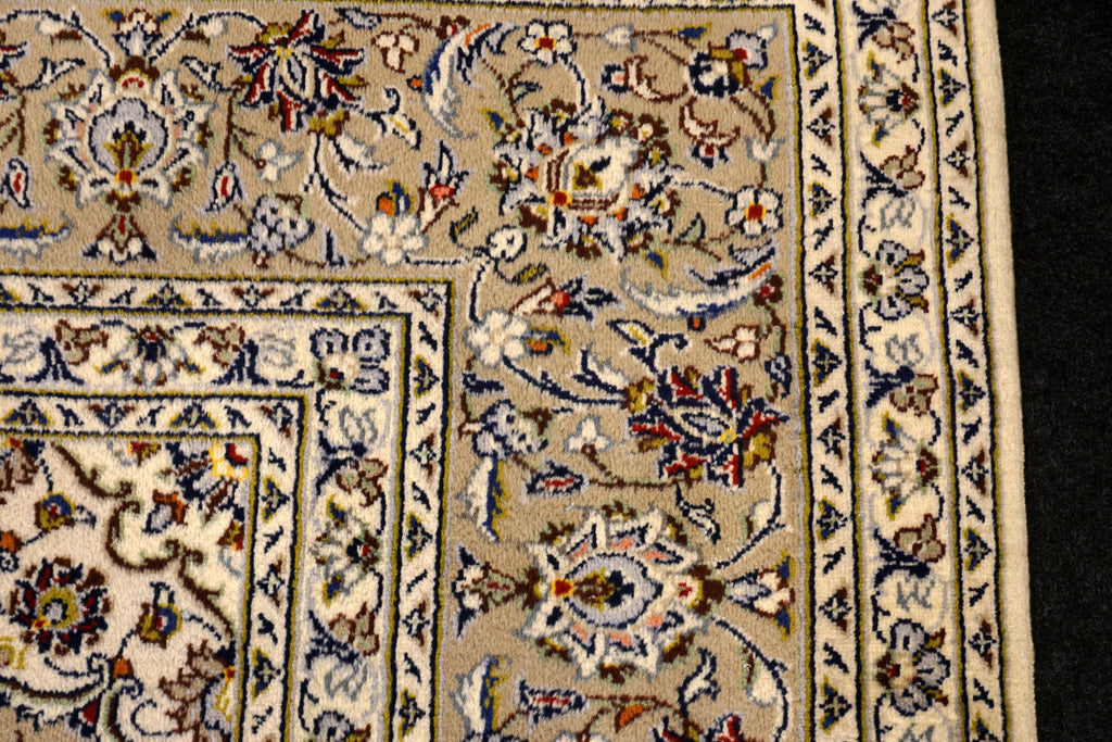 Keschan 350 x 249 cm Beige Perserteppich Handgeknüpft