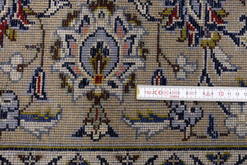 Keschan 350 x 249 cm Beige Perserteppich Handgeknüpft