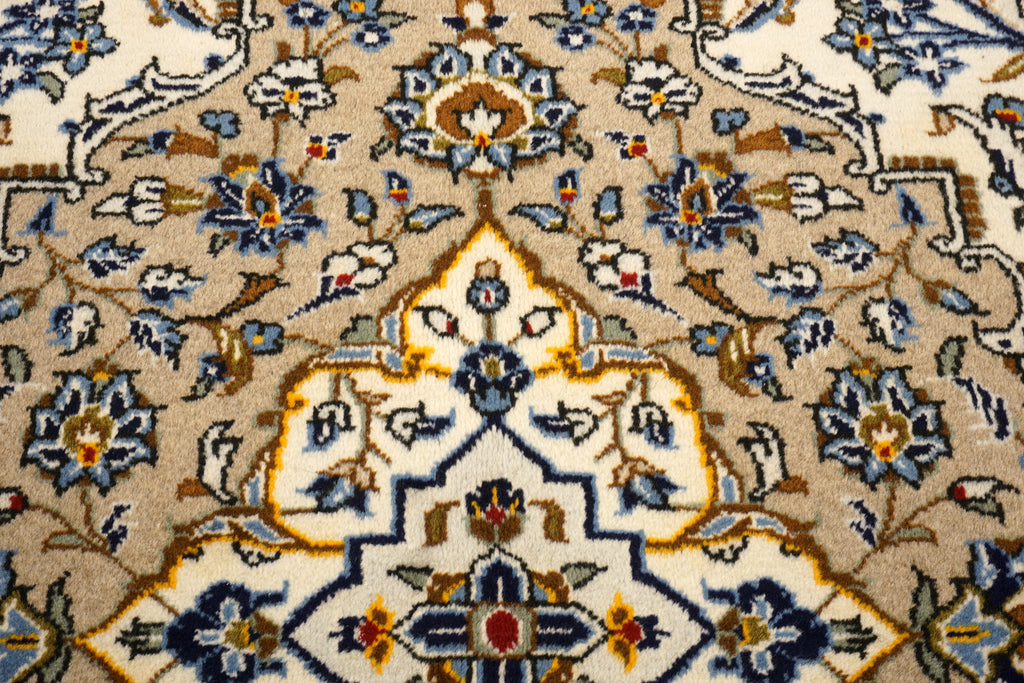 Keschan Teppich 401 x 297 cm Beige Sandfarbe