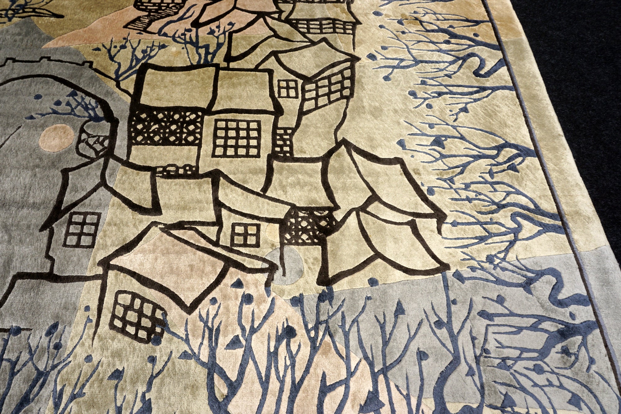 China Seidenteppich 274 x 183 cm Designer Orient Teppich