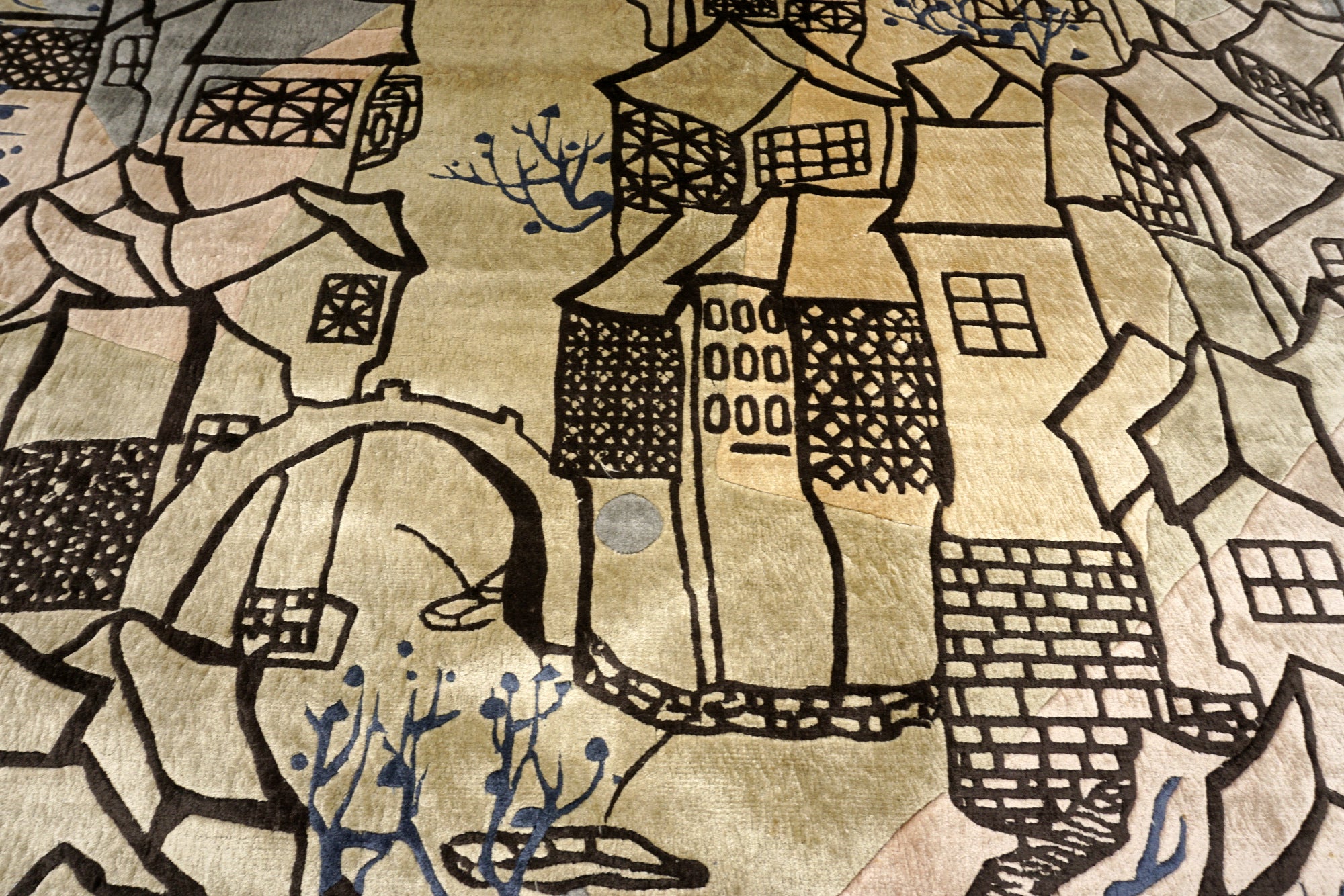 China Seidenteppich 274 x 183 cm Designer Orient Teppich