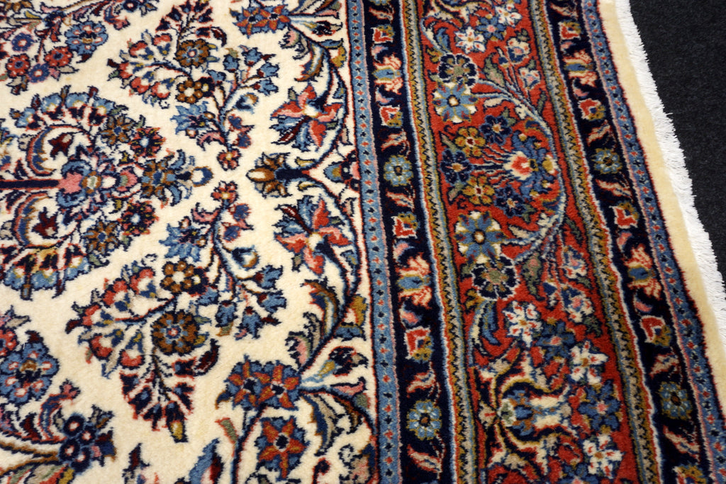 Sarough 345 x 240 cm Beige Perserteppich