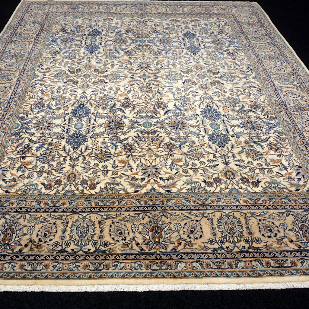 China Teppich 330 x 252 cm Täbriz Muster Beige Floral