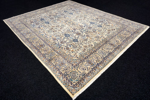 China Teppich 330 x 252 cm Täbriz Muster Beige Floral