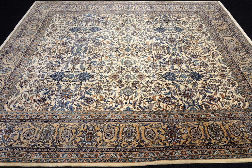 China Teppich 330 x 252 cm Täbriz Muster Beige Floral