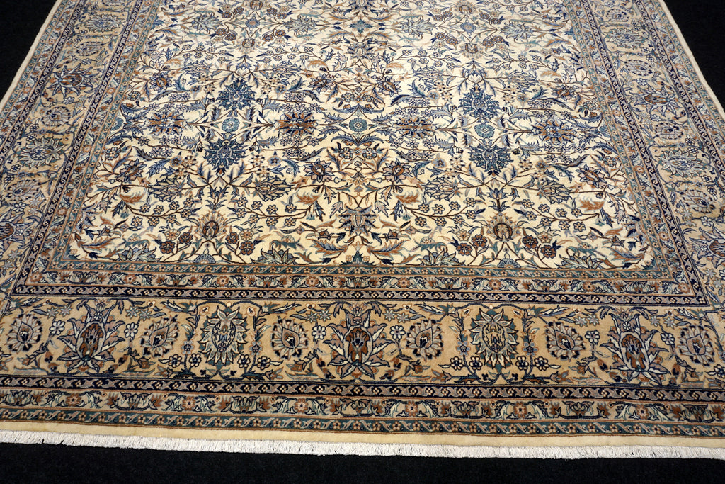 China Teppich 330 x 252 cm Täbriz Muster Beige Floral