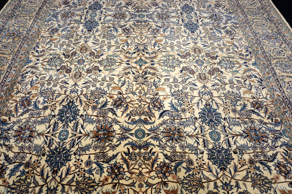 China Teppich 330 x 252 cm Täbriz Muster Beige Floral