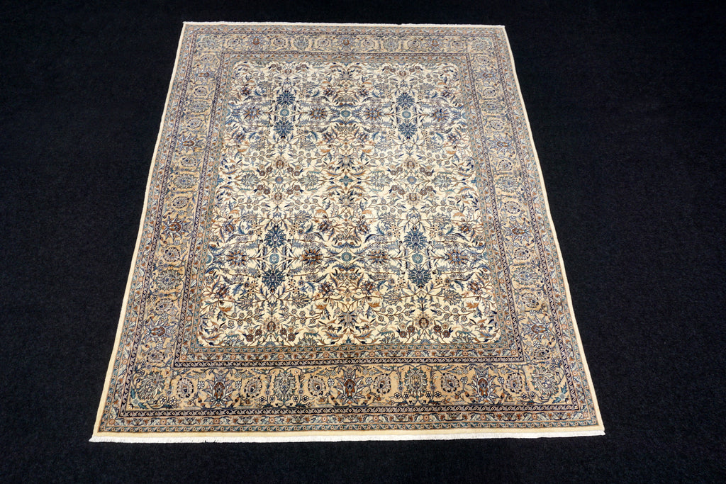 China Teppich 330 x 252 cm Täbriz Muster Beige Floral