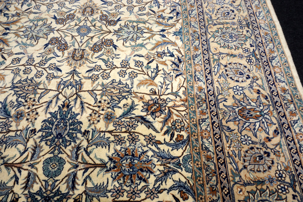 China Teppich 330 x 252 cm Täbriz Muster Beige Floral
