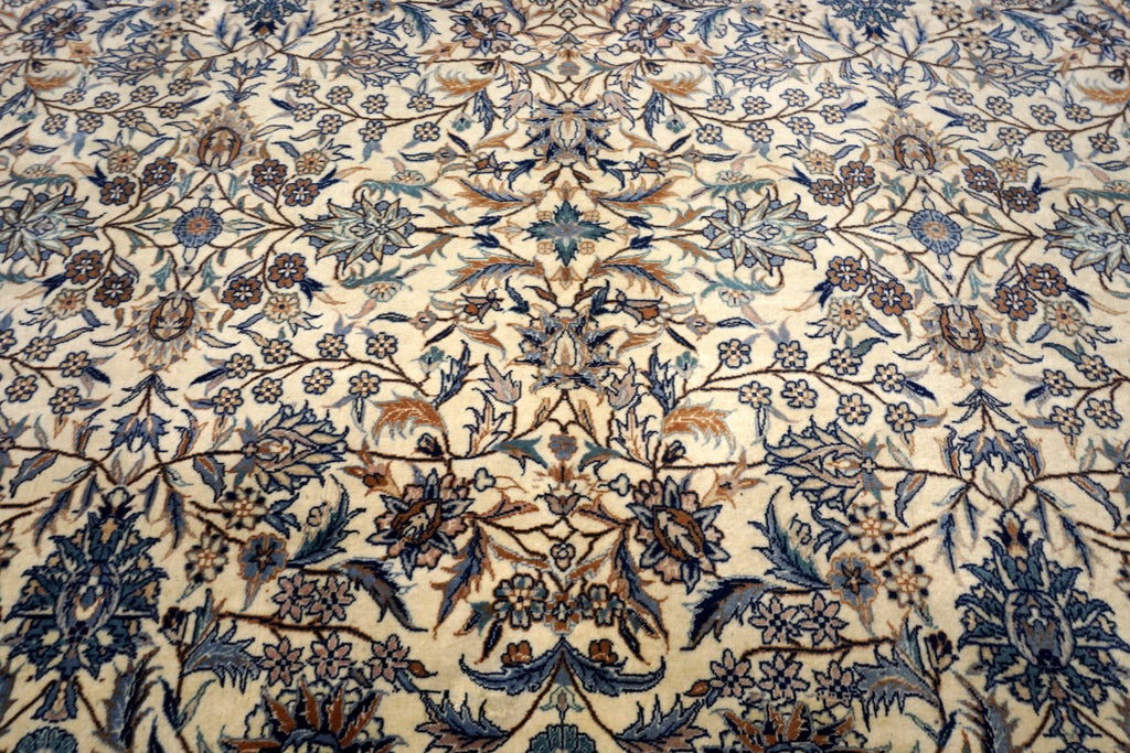 China Teppich 330 x 252 cm Täbriz Muster Beige Floral
